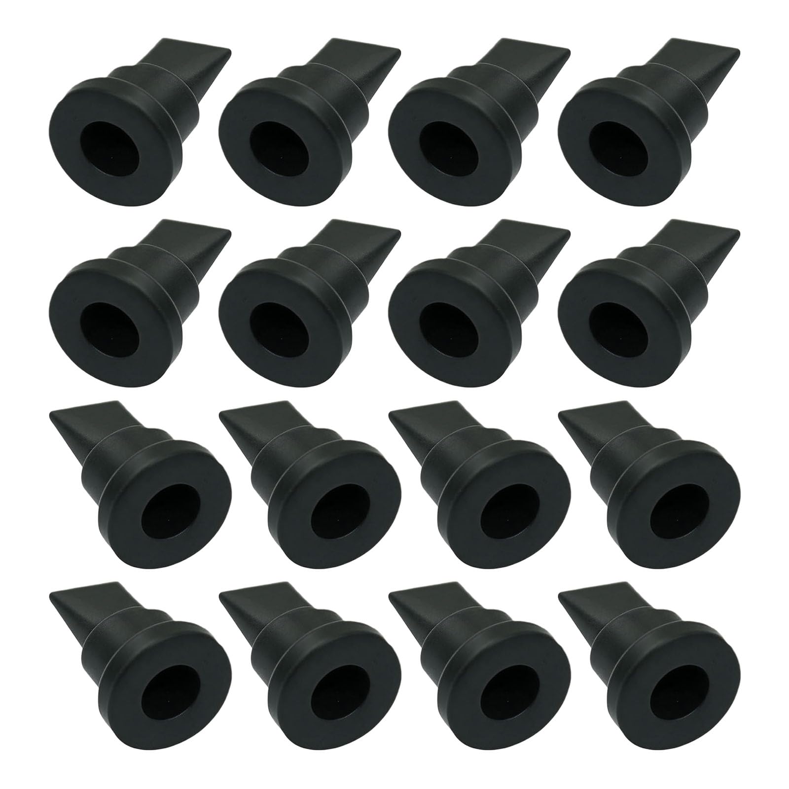 Veltros 16 Pieces Universals Toilet Flush Adapter Silicone Duckbills Replacement Leakproof Duckbills Flapper Adapter Simple Installation Simple Toilet Part