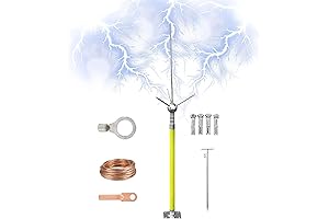 Lightning Rod | Detachable Lightning Protection System for House Roof