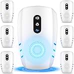 2025 Upgraded Ultrasonic Pest Repellent Indoor Insect Repeller, Pest Control, Repellent Roach, Mouse, Bugs, Mosquito, Mice, Spider, Ant, Rodent Repellent Ultrasonic Plug in, 3 Mode Switching, 6 Packs