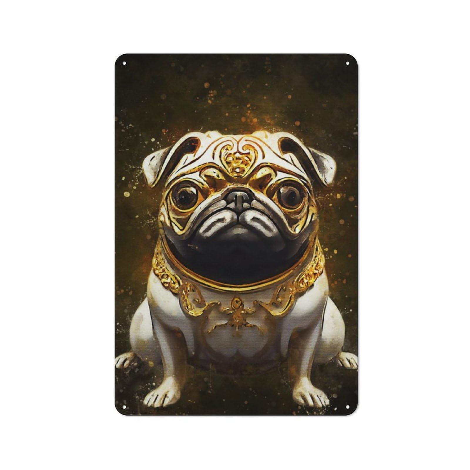 Junmoney Stoner Doggers Retro Tin Sign 30X20cm For Living Room Or Hallway, Gift For Living Room Decor Lovers During The Christmas Season