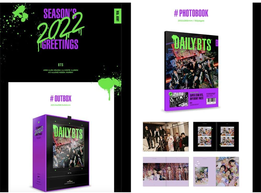 Amazon.com: [WEVERSE] BTS 2022 Season's Greetings+Decorative