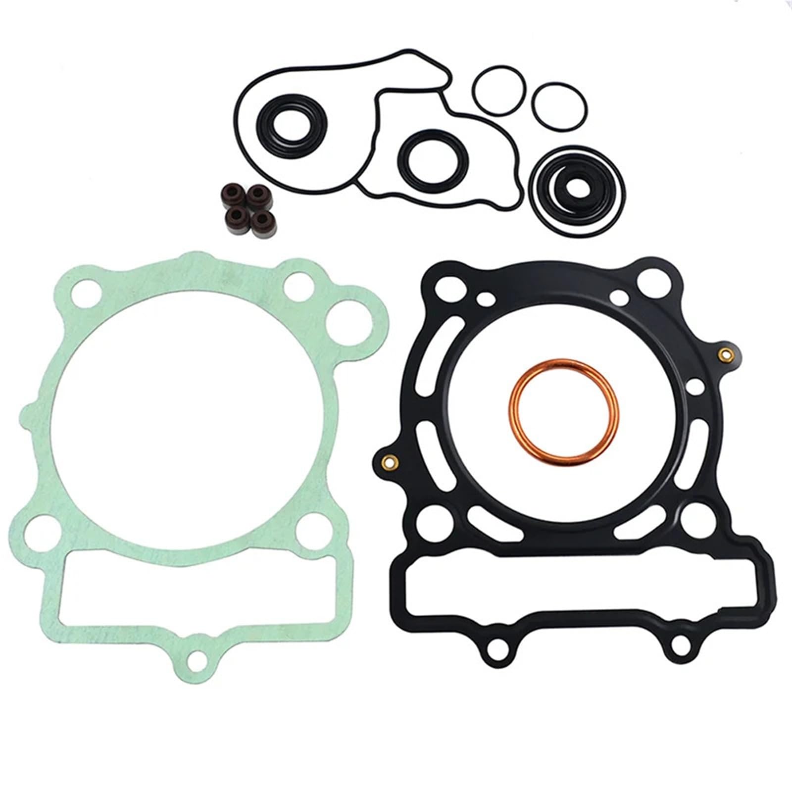 Guarnizione motore moto Guarnizione e paraolio per coperchio laterale della testata motore per motocicletta per Kawasaki KX250F 2004-2008 Guarnizioni