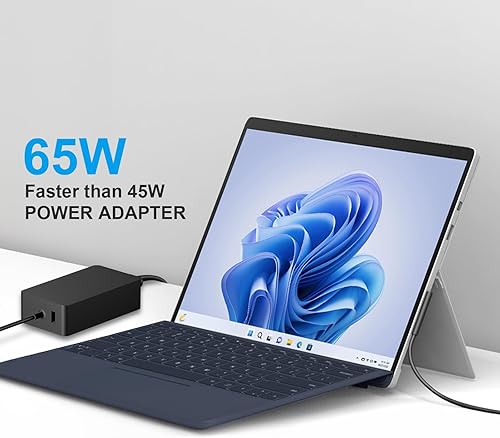 Miniatura 5 de Cargador compatible con Microsoft Surface Pro, Surface Go Tablet, Surface Book, compatible con 65 W, 44 W, 39 W, 36 W, 24 W Microsoft Surface