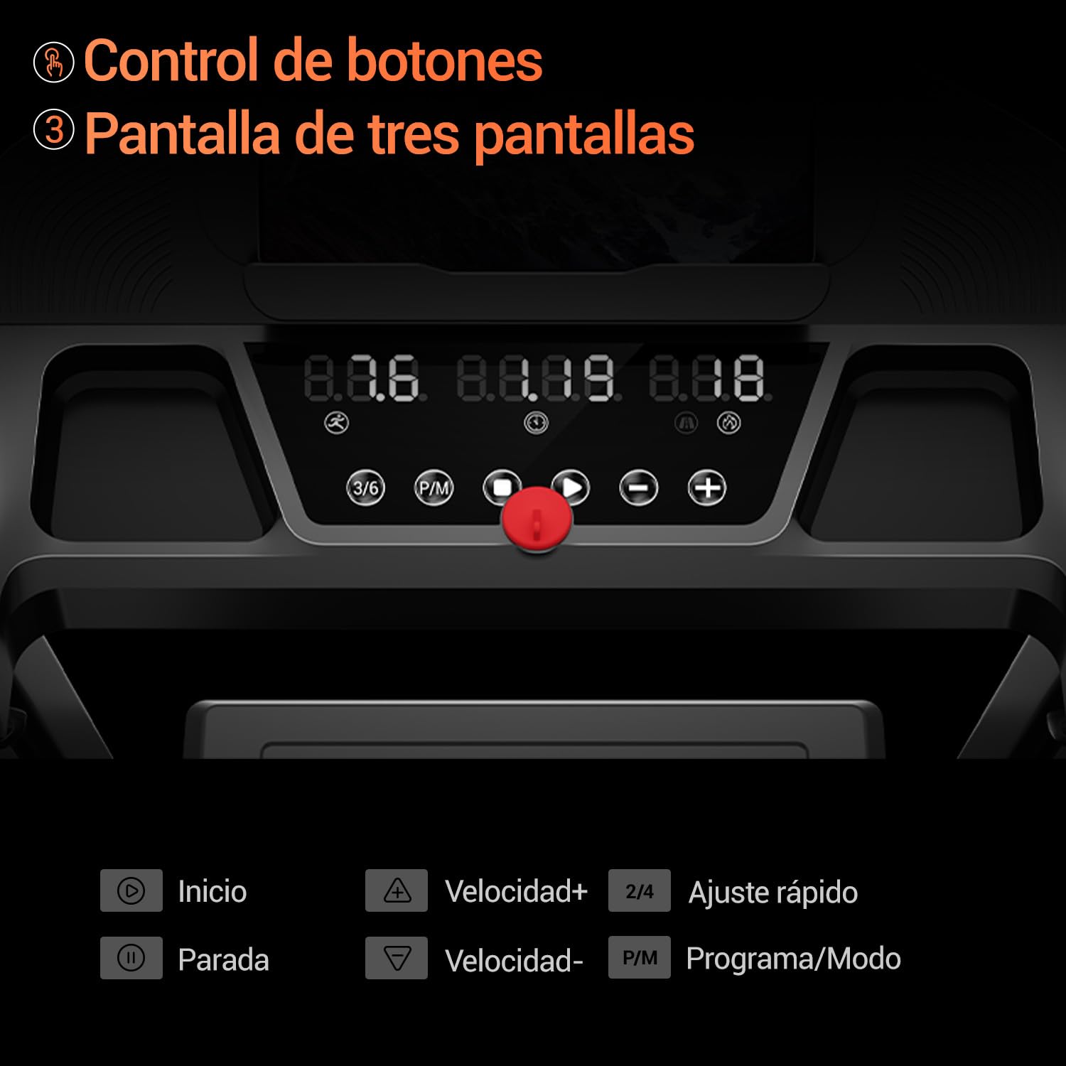UMAY Cinta de Correr Plegable con Inclinación | Cinta de Andar Plegable,Caminadora Electrica Para Casa Equipado con un Motor de 3,0 CV y Pantalla LED,Máximo 136KG
