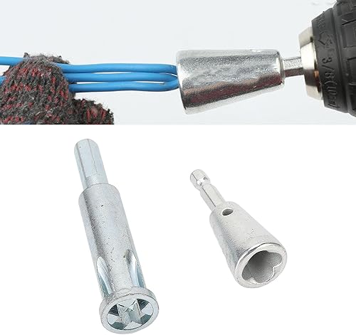 Miniatura 4 de Herramientas de torsión de alambre Eléctrico Pelacables y Twister Conector rápido Herramienta de alambre giratorio para conductores de taladro
