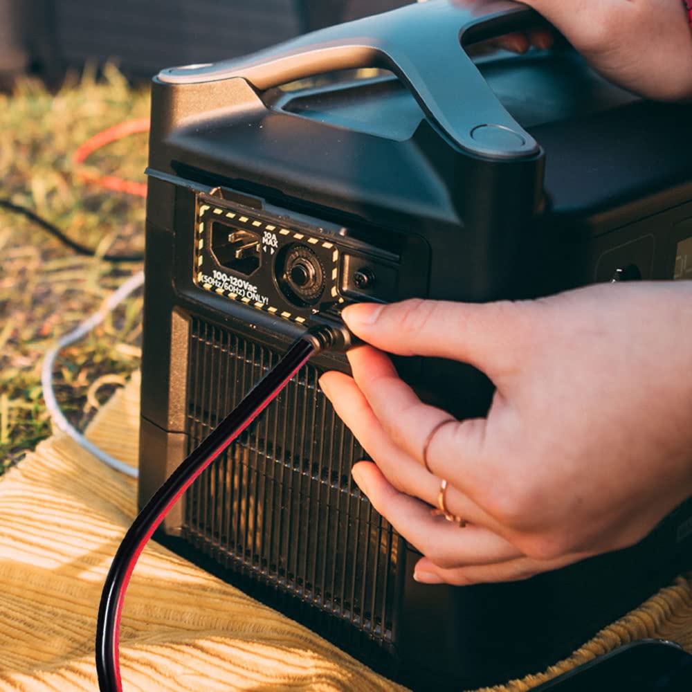 Super miękki drut silikonowy XT60 kabel przedłużający męski z kolei na gniazdo, kabel zasilający maks. 20 A, solarny kabel do ładowania (10 m)