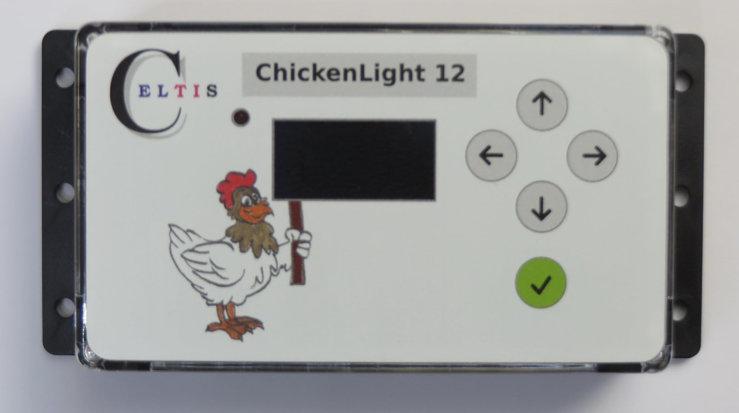 Generisch ChickenLight 12 intelligente Stallbeleuchtung für 12V | Berechnet Sonnenaufgang und Untergang, Sanftes Dimmen