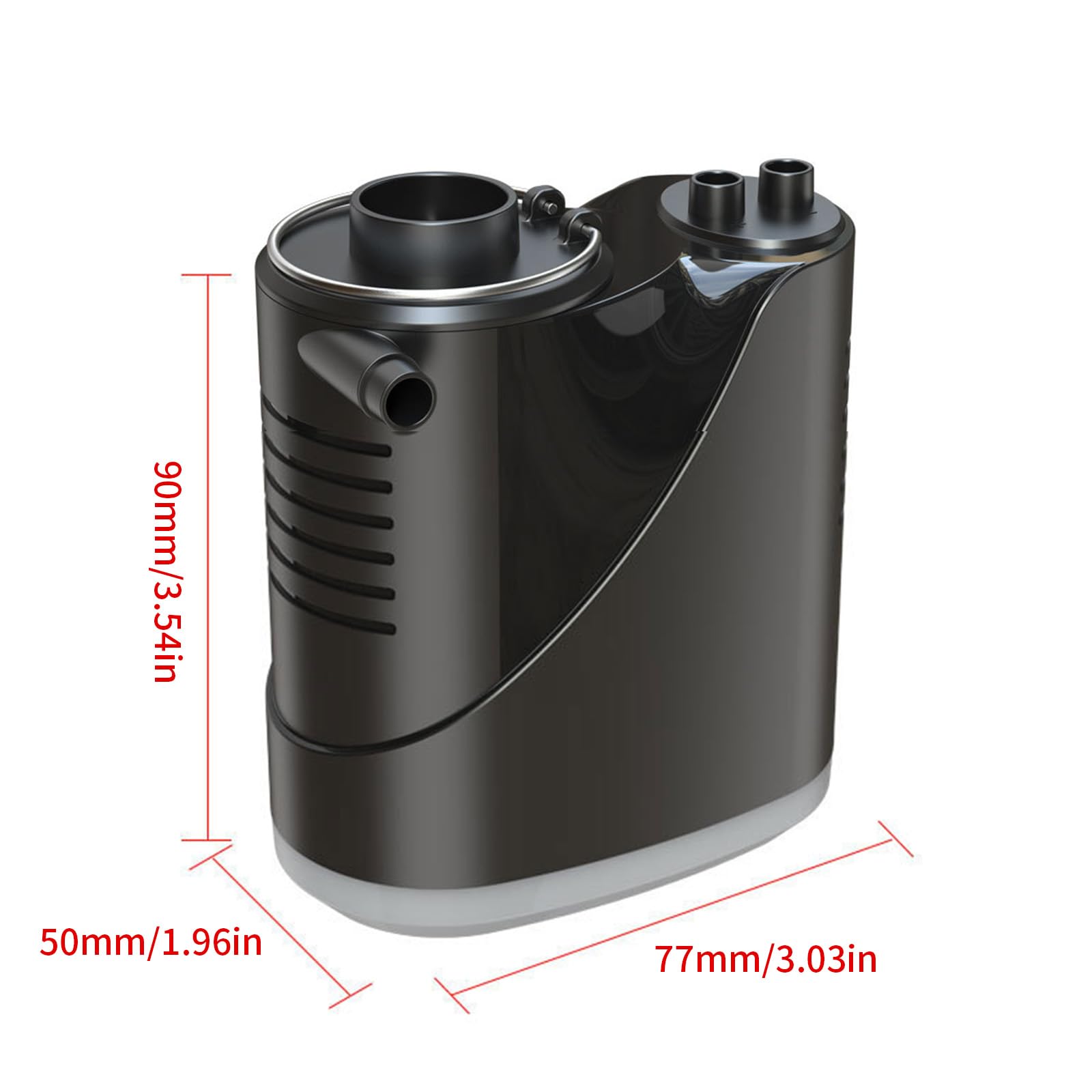 Pompes à air électriques portables rechargeables par USB 2000 mAh avec batterie de 2000 mAh pour le camping et les sorties à la plage