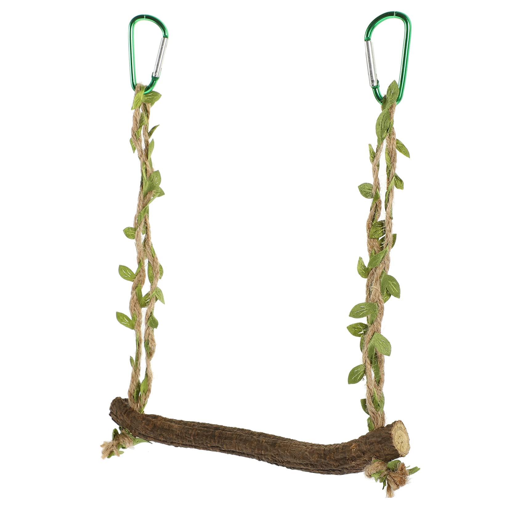 BESPORTBLE 5pezzi Giocattolo Per Uccelli Legno Con Altalena Per Pappagalli Trespolo Per Parakeet Accessori Per Uccelli Giocattolo Interattivo Per Cage