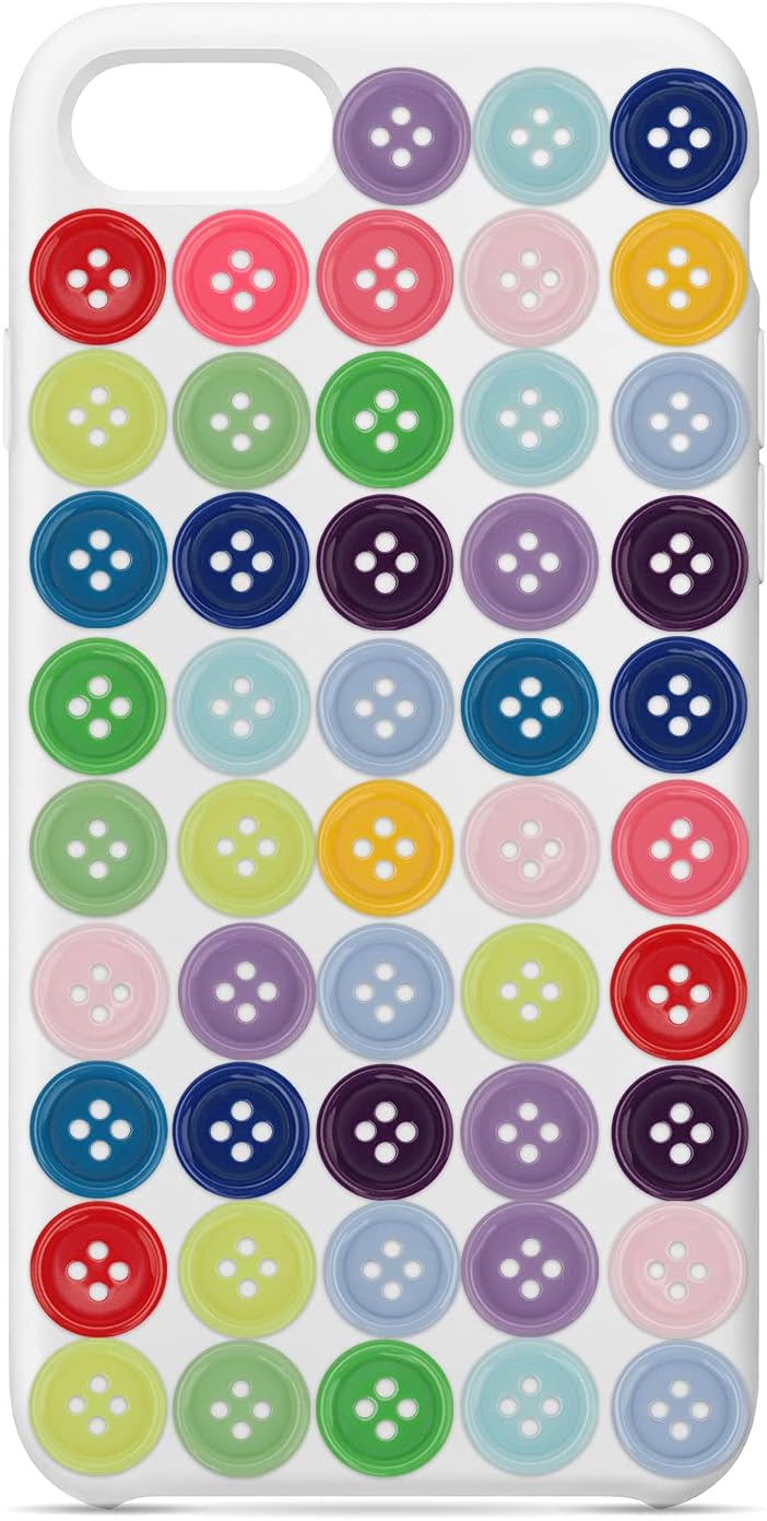 Sewing Buttons for DIY, Luxiv 100 Pcs Multi-Color Round Buttons Shape Craft DIY Handmade for Play Button Painting Sewing Shirt Resin Assorted Buttons