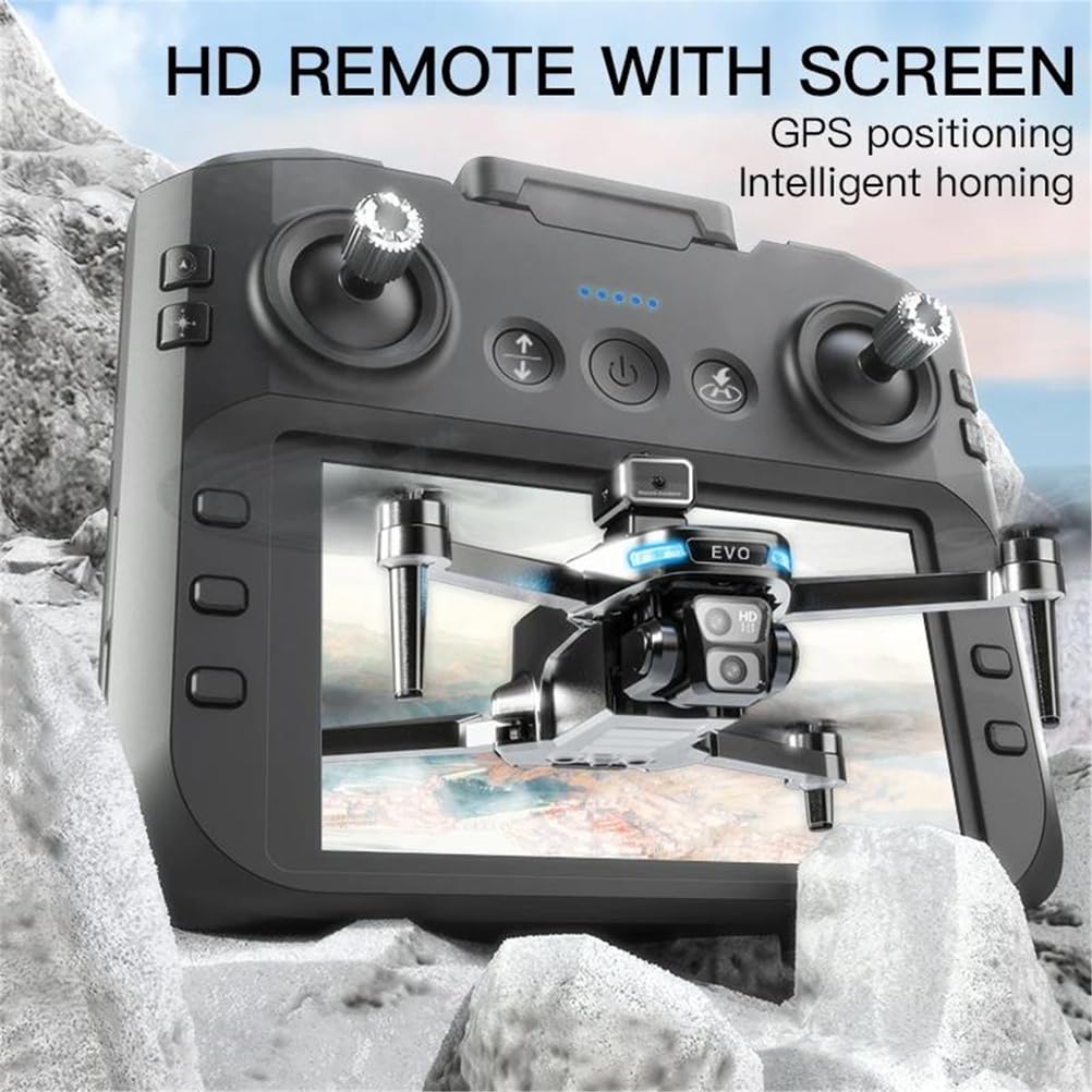 Dual battery,sg109 pro max dron profesjonalny gps hd kamera drony 5g wifi fpv wideo 4k uav 4.5 calowy duży ekran zdalne sterowanie rc dron