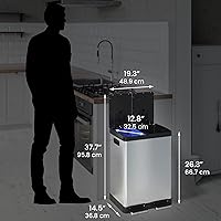 Vista 6 de iTouchless- Contenedor de basura.