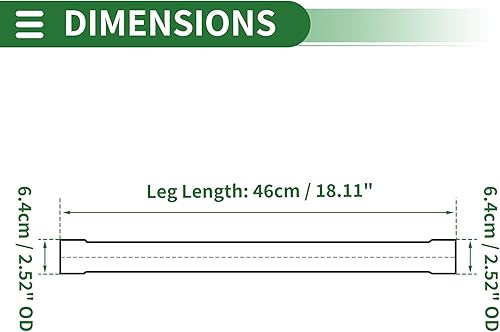 Miniatura 3 de Motoforti 2,5" tubería recta del coche del acero inoxidable del tubo T304 del tubo del tubo del OD 18inch que expanda el doble de la longitud del