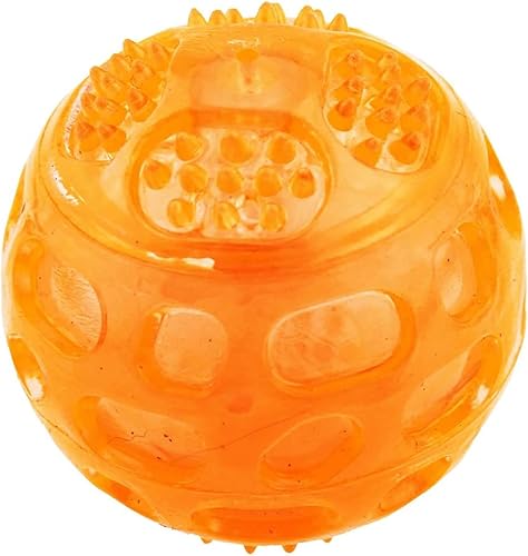 ADUCK Juguetes chirriantes para perros y cachorros (Meteorites Bouncy Series), resistente a las mordeduras, juguete masticable para masticadores