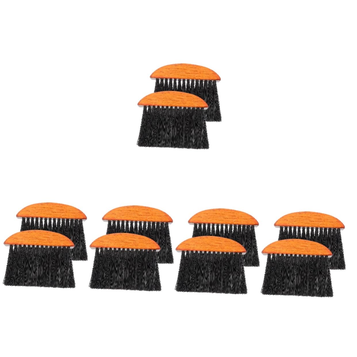 BESPORTBLE 10pezzi Spazzole Per Pulizia Del Strumenti Multifunzionali Per Rimuovere Cenere e Pulire Manico Ergonomico Antiscivolo Accessori Per e Barbecue