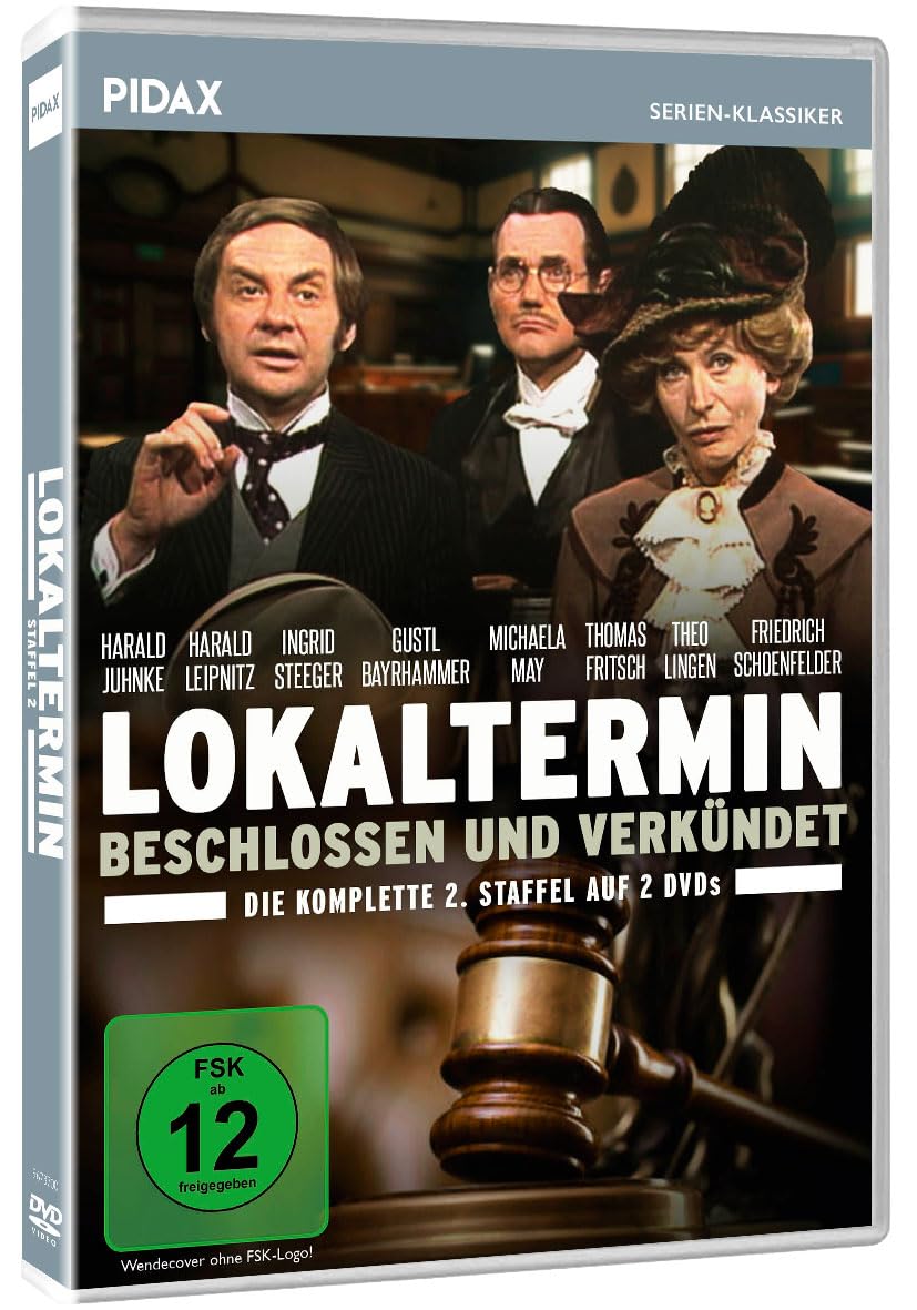 Lokaltermin, Staffel 2: Beschlossen und verkündet - Die komplette 13-teilige Staffel der humorvollen Gerichtsfilme Krimi-Serie (Pidax-Serien-Klassiker)