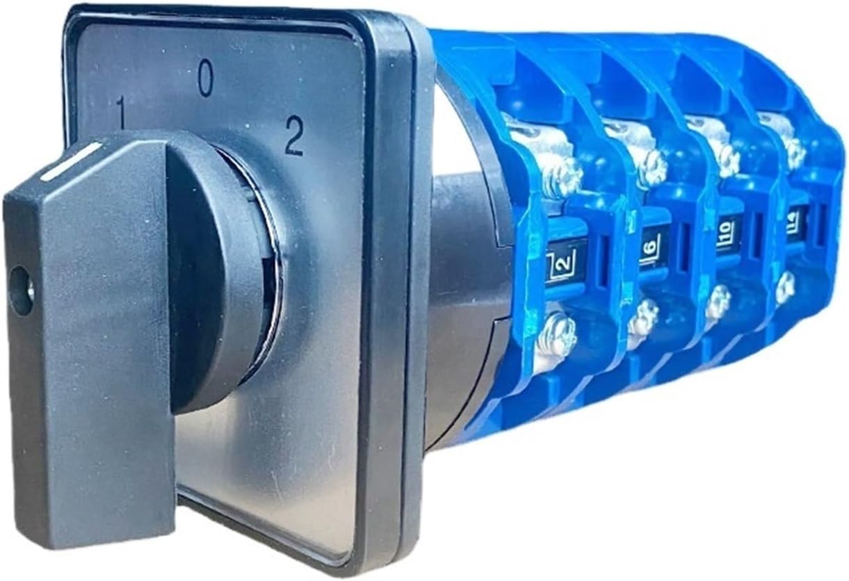 LW26-125/4 dc Voltage Automatic Electrical Changeover Rotary cam Switch Four Poles 125A Sliver Point Contacts