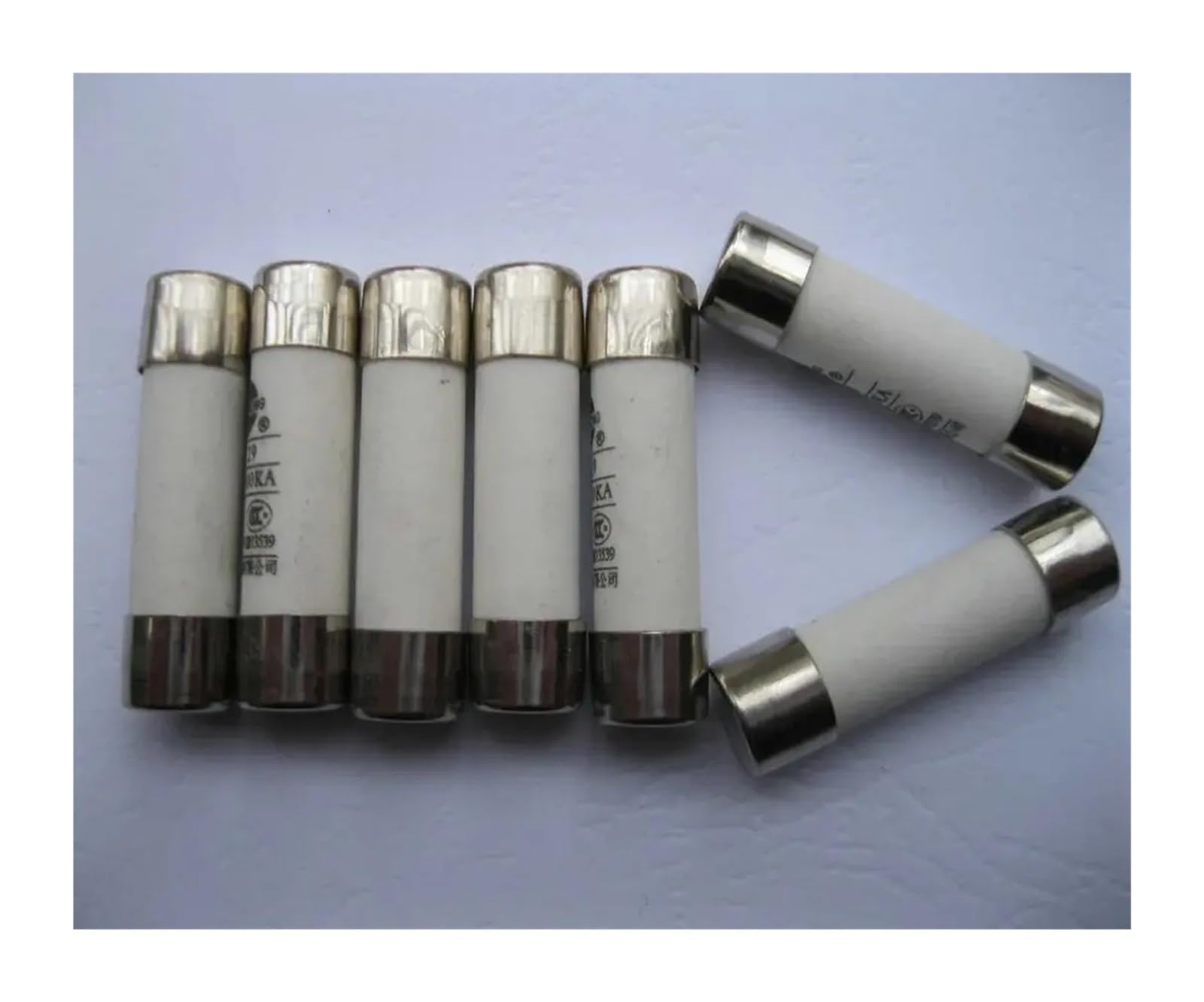 180 Piezas 380 V 6 A 8,5 mm x 31,5 mm Fusible cilíndrico