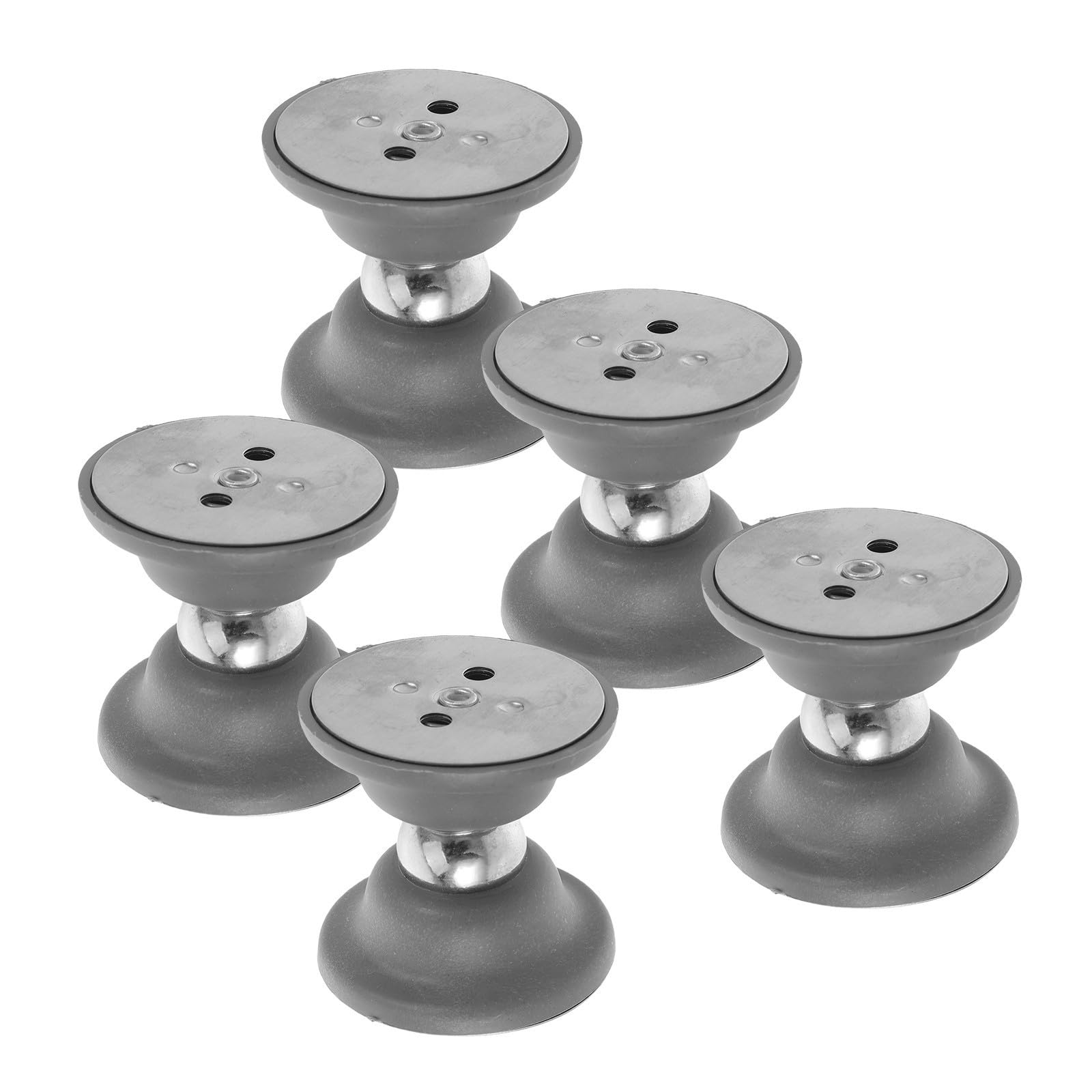 Soporte magnético para puerta de RV Toyvian con cinta de doble cara gris, pack de 5 8