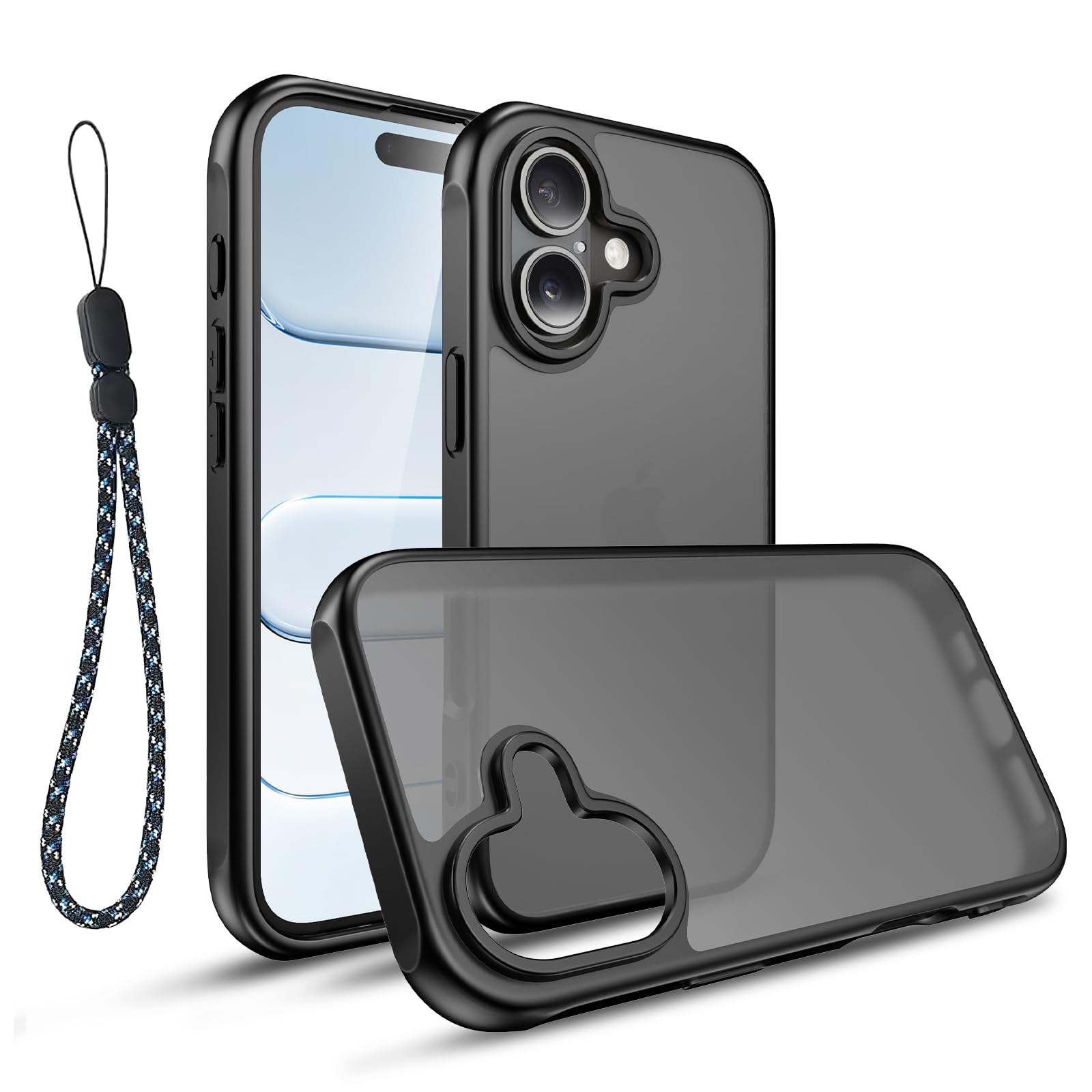 iPhone13Pro ケース マット感 衝撃吸収 薄型 TPU ブラック iPhone 13 Pro Max ケース カバー 超軽量・極薄・耐衝撃