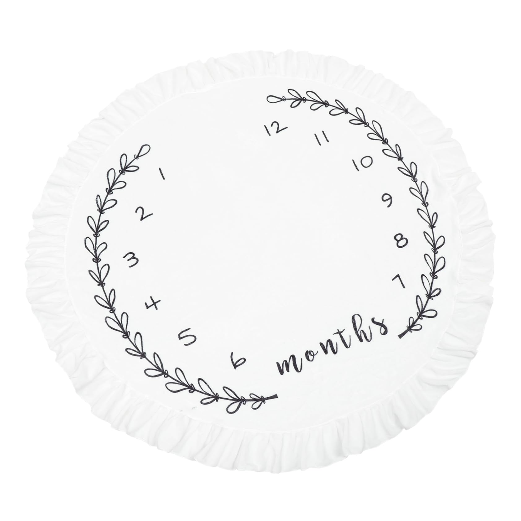 BESTonZON Photo Background Blanket Baby Receiving Blanket Months Signs Muslin Blanket for Boys Girls