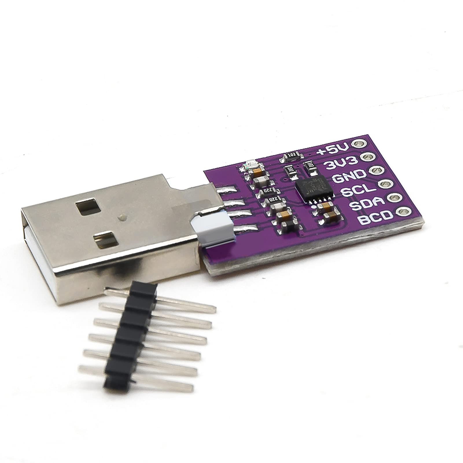 Modulo USB a I2C, MCU-200 FT200XD Modulo interfaccia USB a I2C Modulo multifunzione ad alta velocità Uscita CMOS 3,4 MHz