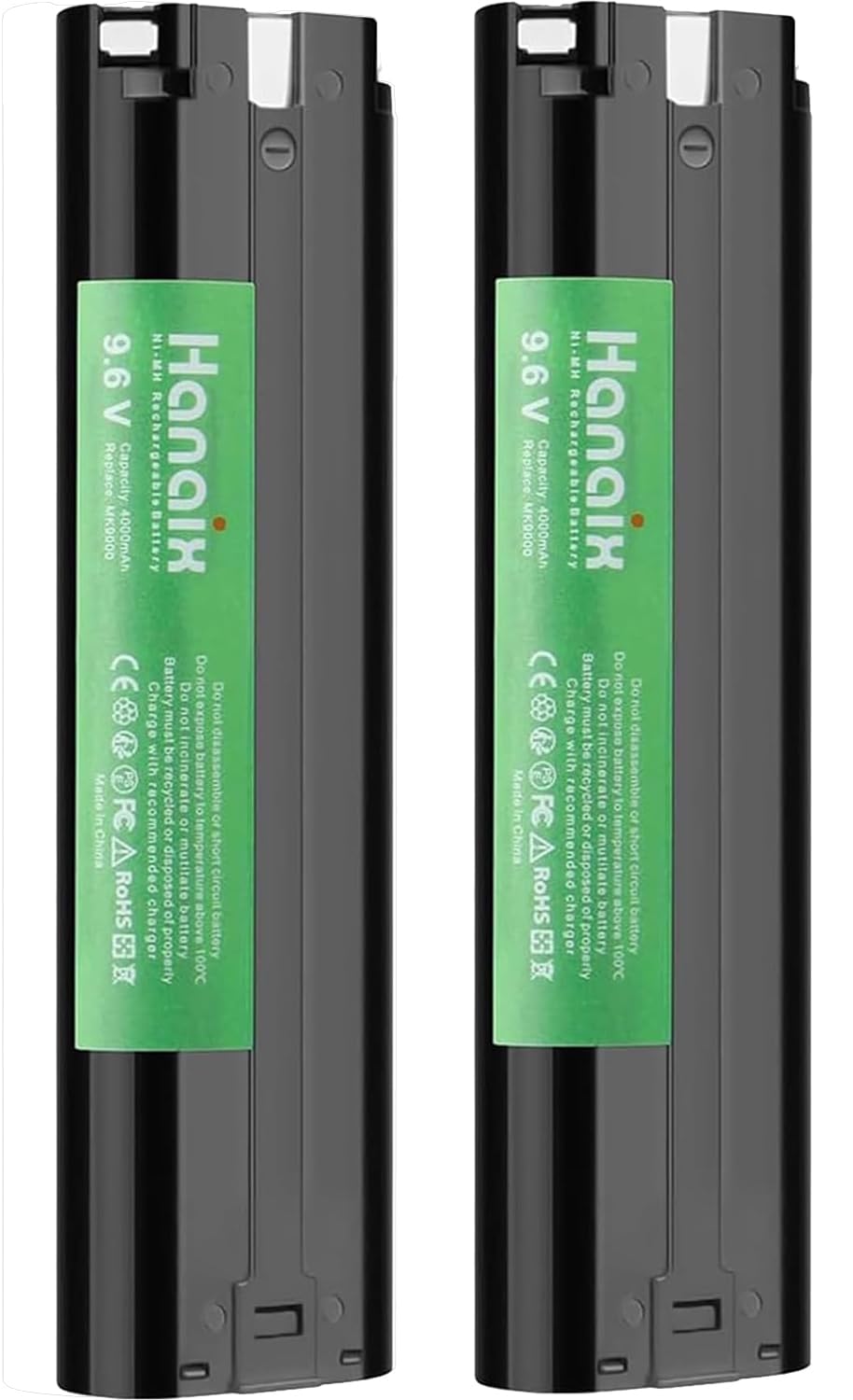 Amazon.com: Hanaix 2 Pack 9.6V 4.0Ah Battery Compatible with