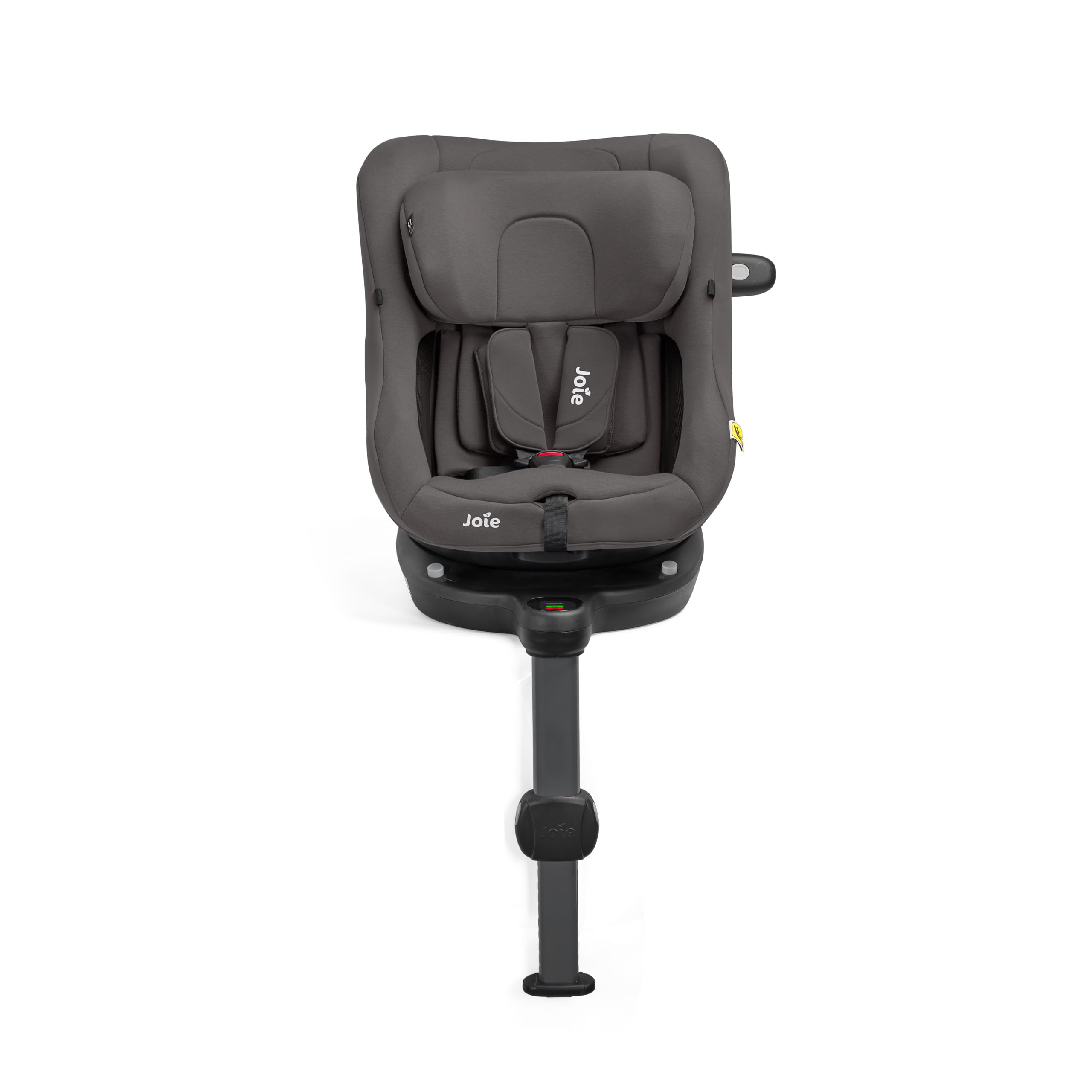 Joie i-Spin™ 360 Compact R129 Kindersitz, 61–105 cm, 6 Mon-4 J (Thunder) | 360° drehbar, i-Size-zertifiziert, ISOFIX-Installation, kompaktes Design für kleine Rücksitze und Kleinwagen.