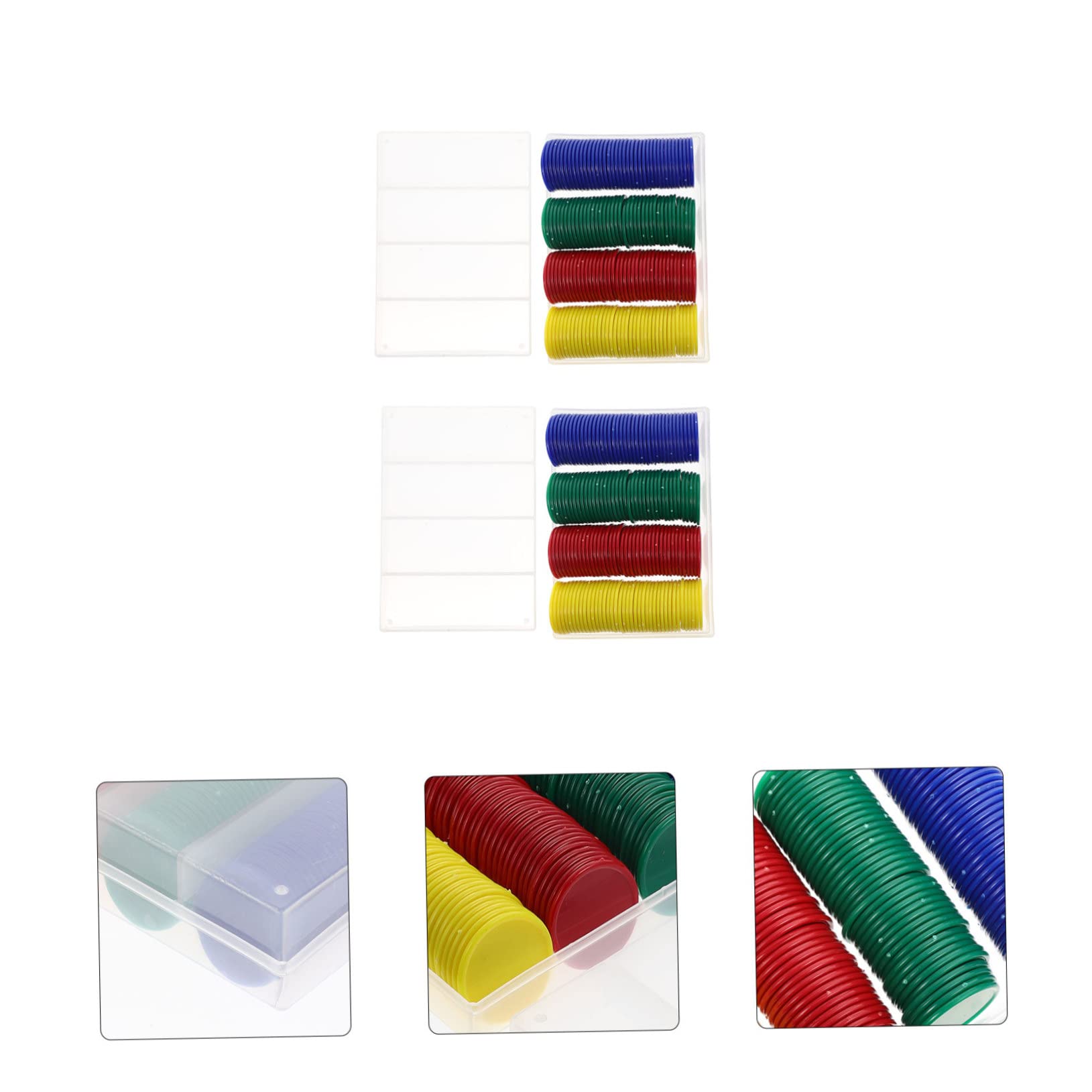 320stücke Kunststoff Blanko Poker Chips Karten Spiel Bingo Chips Für Mathematiklernen Sortieren Und Zählen