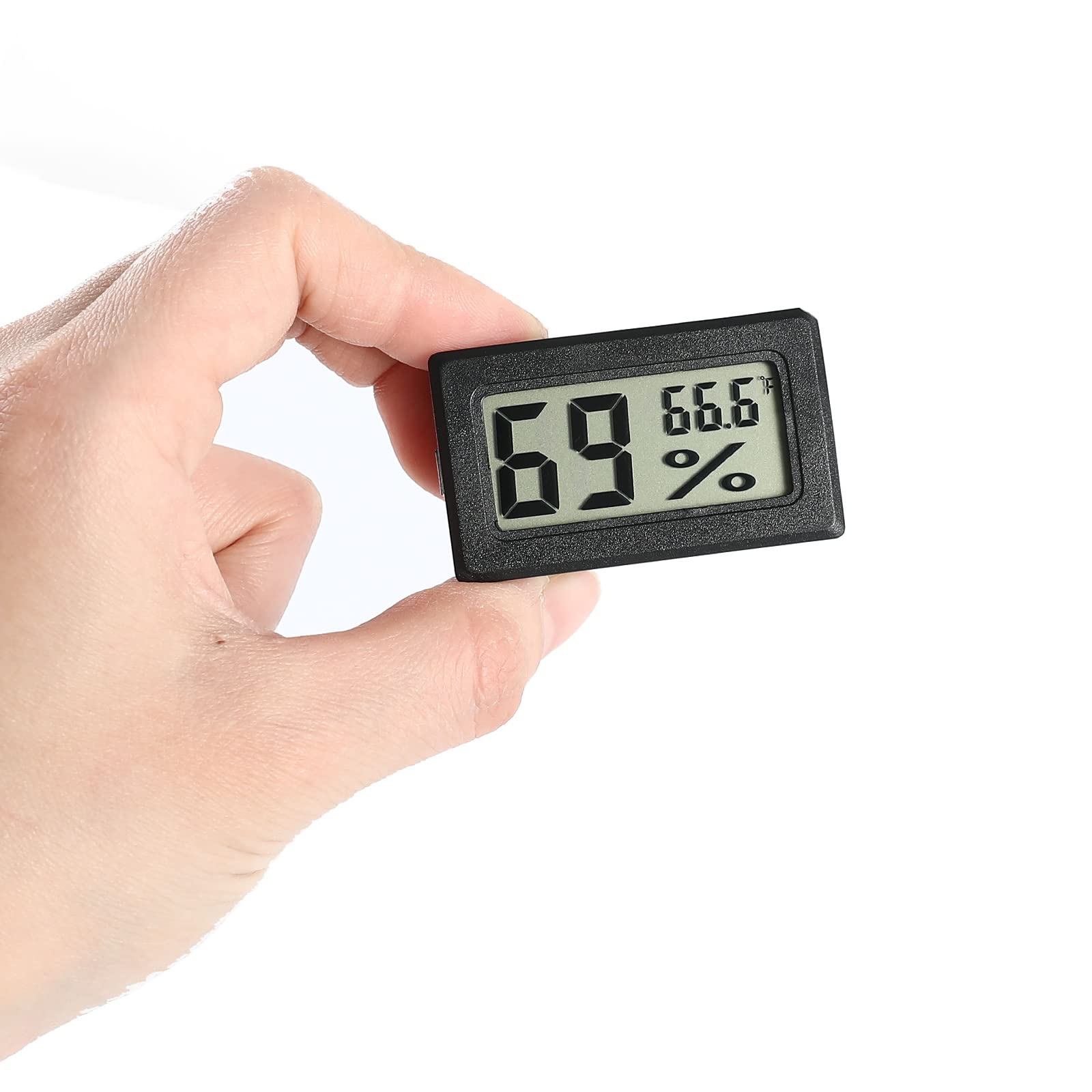 Thermohygromètre Numérique LCD Compact - Mesure Température Et Humidité Intérieure/extérieure, Haute Précision, Piles Incluses