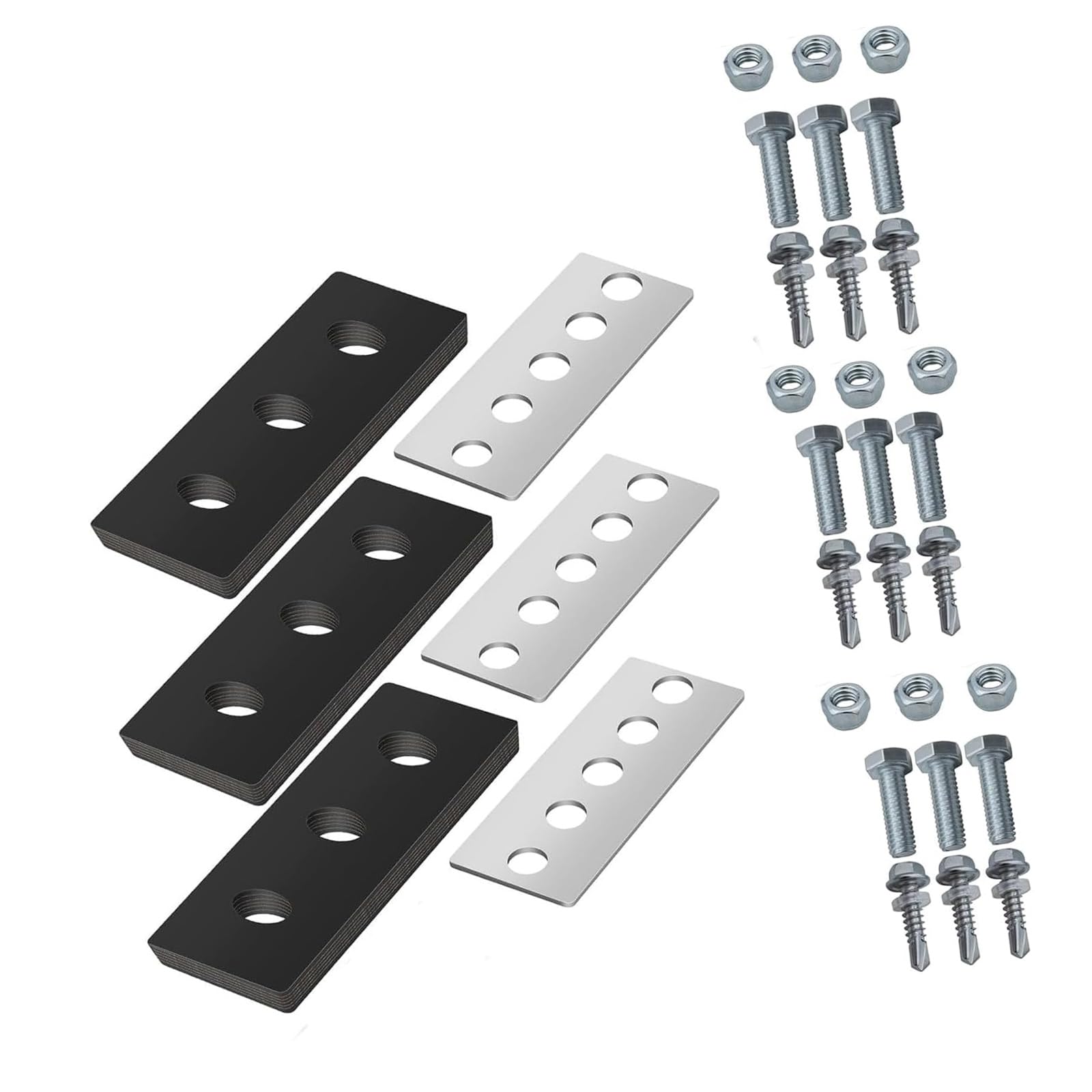 Accessories for Snow Blower Efficiency Enhancement Rubber Paddles Metal Straps Hardware Minimize Jams Rubber Paddles