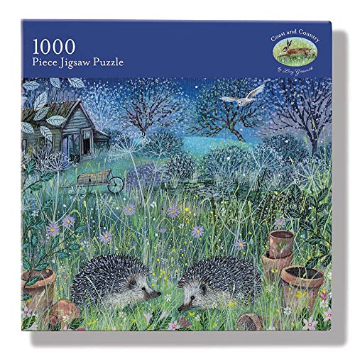 Coast and Country Hedgehogs by Lucy Grossmith 1000 Piece Jigsaw Puzzle, Multicolor, Puzzle size - 69 x 50cm / 27 x 20”