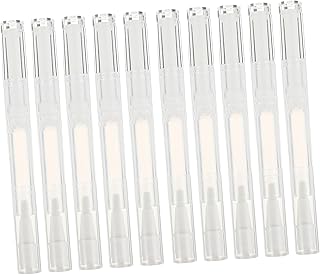 FRCOLOR 10pcs 3ml Empty Nail Oil Pen with Bru...