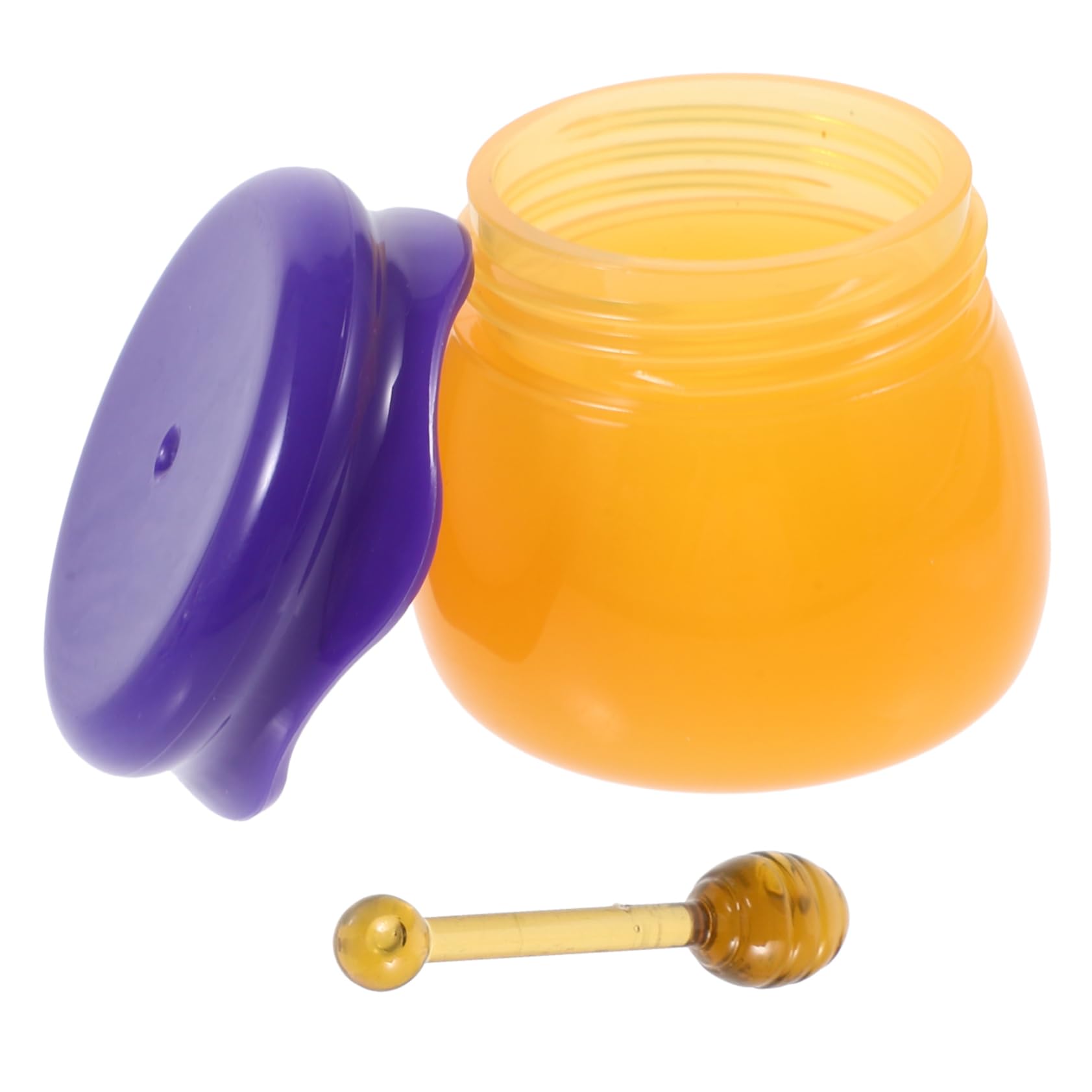 Small Refillable Lip Balm Jar with Spoon Cosmetic Container with Leak Lid for Travel Cream Lotion Ointments Portable