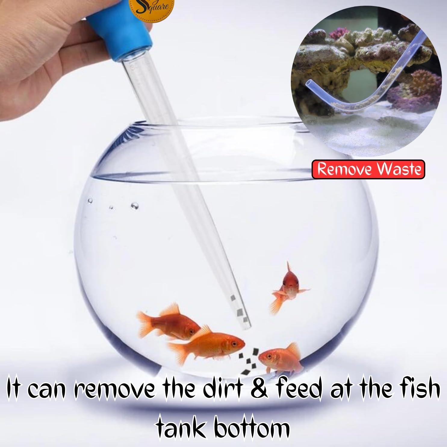Sage Square Aquarium Pipette Dropper, Accurate Measurement and Easy Handling for Fish Tank Maintenance, Essential Aquascaping Tool, Aquarium Accessories, Dropper Dispenser, Aquatic Health Aid 2