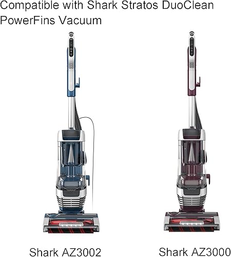 Miniatura 9 de Filtros de repuesto para aspiradora vertical Shark Stratos AZ3002 AZ3000 AZ3000W DuoClean PowerFins 2 filtros, 4 filtros de espuma y fieltro, 1
