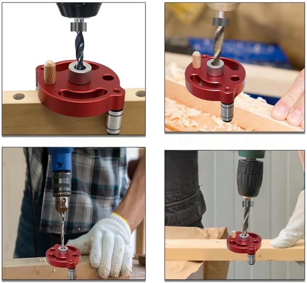 Woodworking Self-Centering Dowel Pocket Hole Jig 3-10mmPuncher Self-centering Drill Guide Locator For DIY Furniture Connection