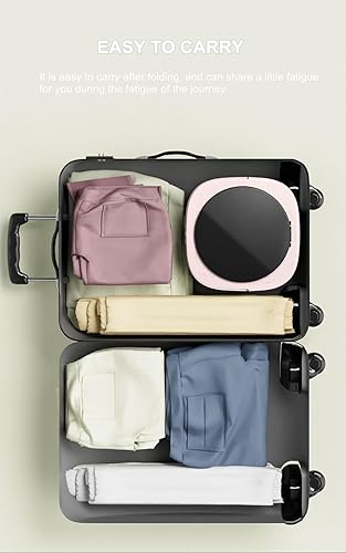 Miniatura 7 de FUIART Lavadora portátil, mini lavadora de 9 litros de alta capacidad con 3 modos de limpieza profunda para ropa interior, ropa de bebé o artículos