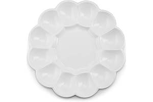 Ceramic Easter Egg Holder, Holds 12 Eggs, 10 Inch Diameter