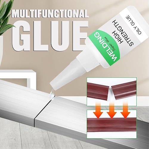 Miniatura 7 de Pegamento aceitoso de alta resistencia para soldadura, pegamento multifuncional mejorado 2025, súper pegamento universal, unión instantánea, fuerte