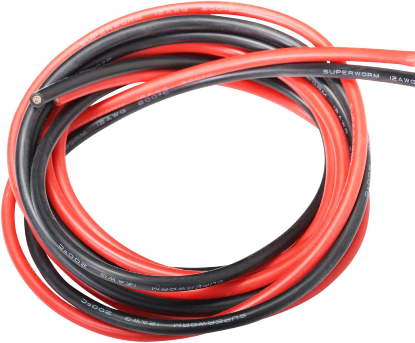 12 Gauge Silicone Wire 10 Feet - 12 AWG Silicone Wire - Flexible Silicone Wire