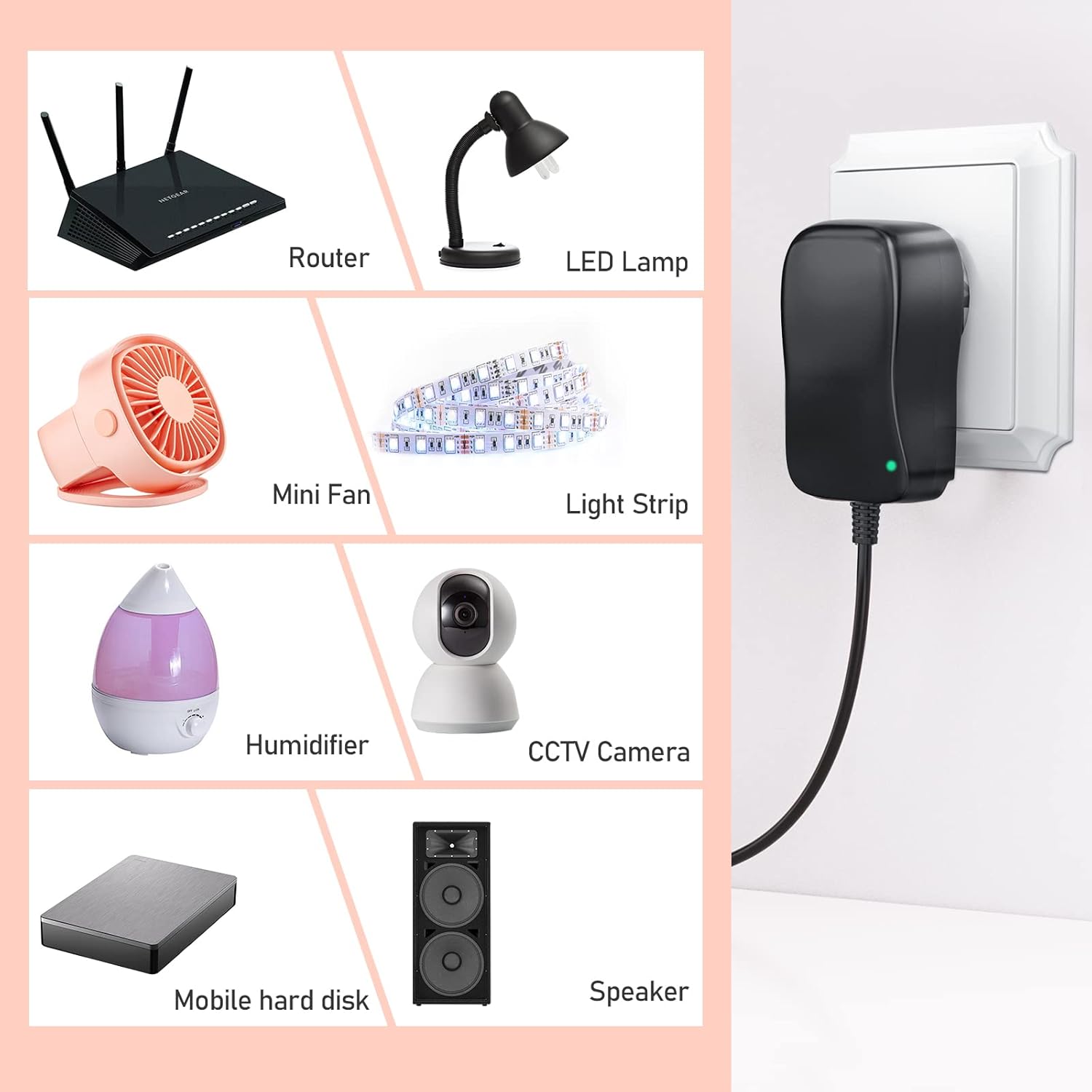 Examples of devices compatible with the SoulBay universal power adapter