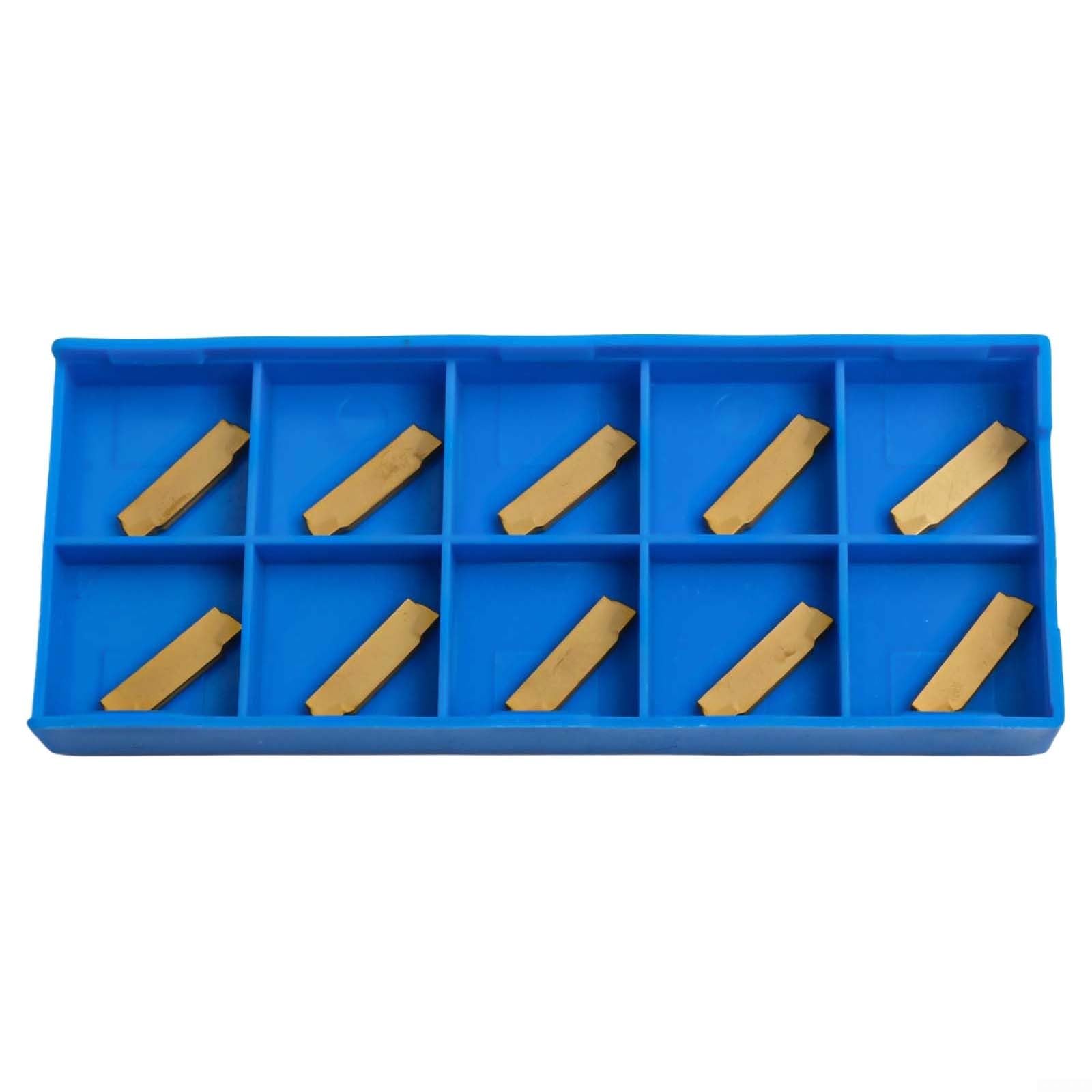 Lot de 10 inserts en carbure MGMN200-G pour outil de rainurage MGEHR MGIVR Application dans les magasins industriels