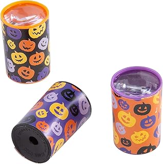 Fun Express Mini Halloween Jack-Oâ€™-Lantern Prisms - 48 Pieces
