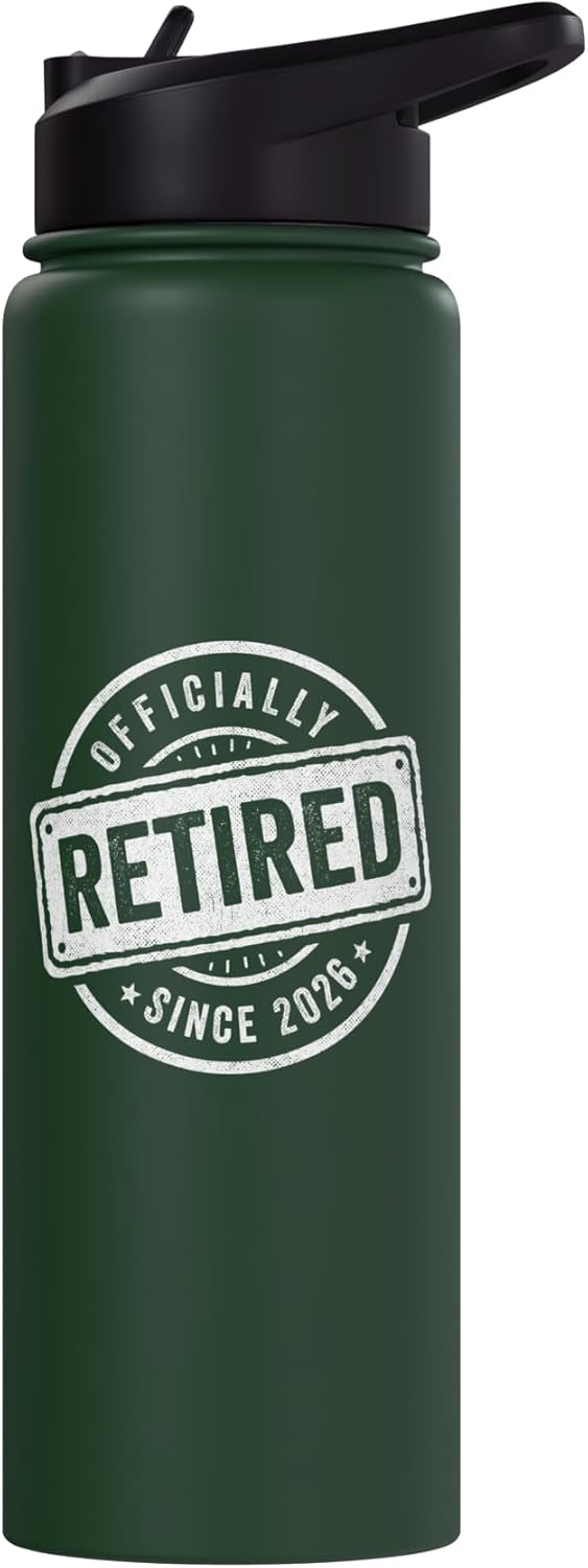 Retirement 2026 - Officially Retired 2026-2026 Retirement Stainless Steel Insulated Water Bottle