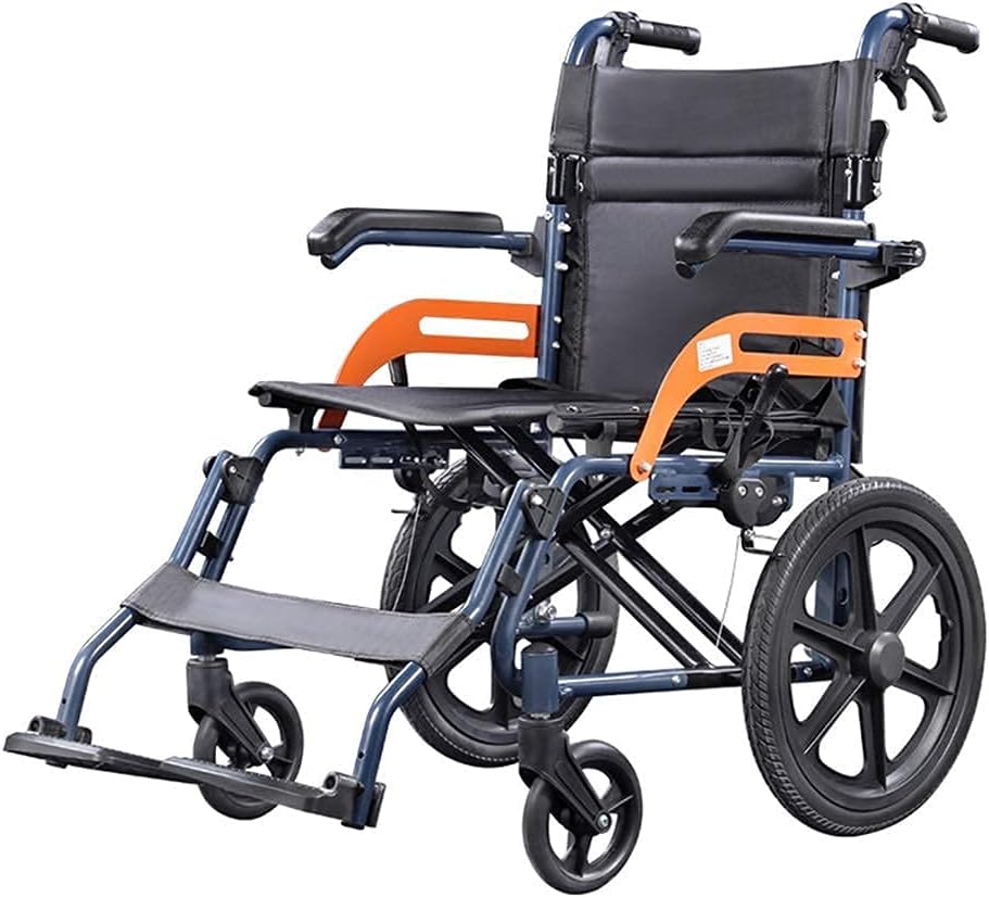 Mnjin BSJZ Confíe en Walking Walker For Seniors Rollator Walker, se Puede Utilizar como Silla de Ruedas, Plegable Ligero, Scooter doméstico, Adecuado para Pacientes Ancianos, discapacitados y obesos