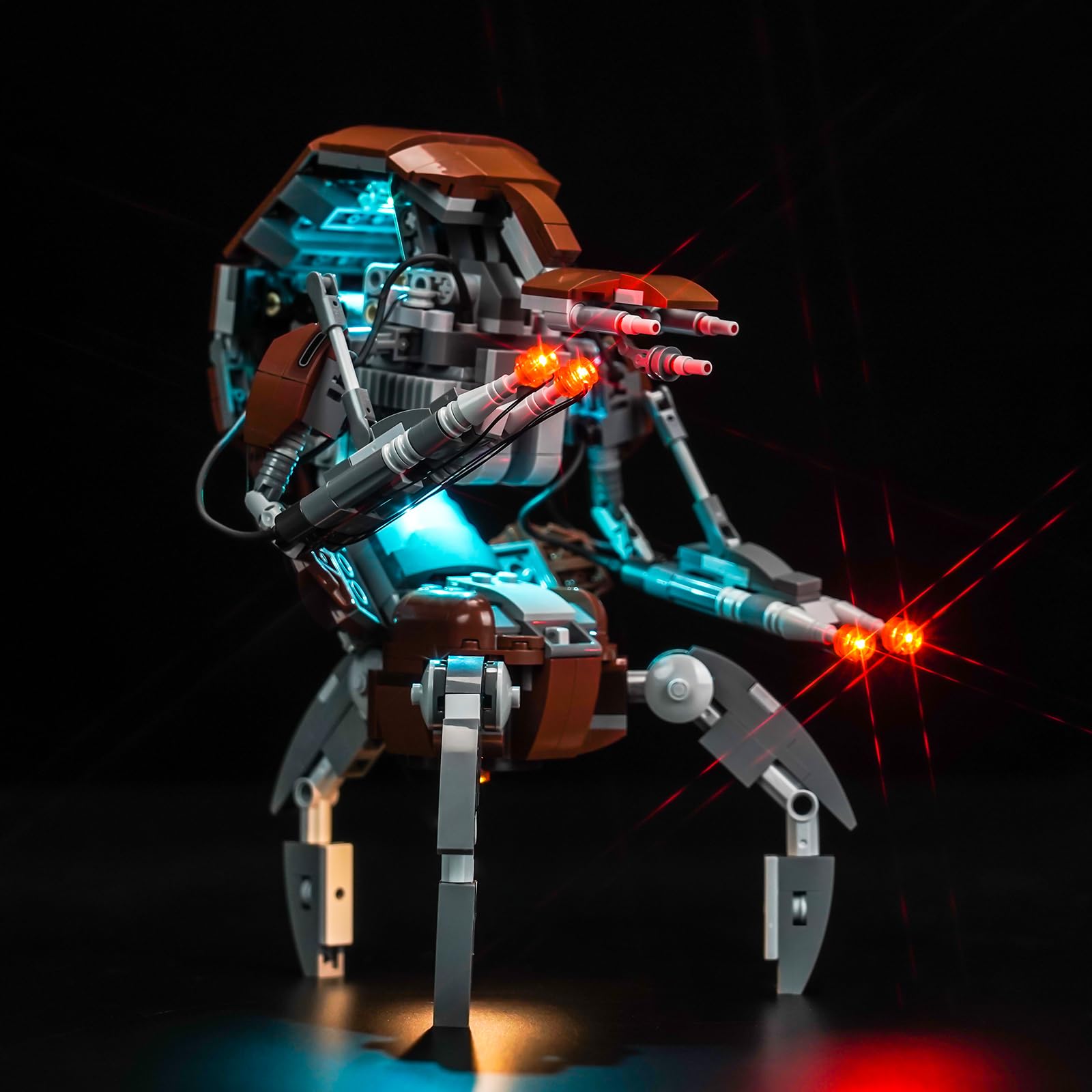 Led Light Set for Lego 75381 Droideka (No Lego), Decoration Lighting Set for Creative Toys, 10.5 cm x 15.5 cm x 3 cm - Image 3