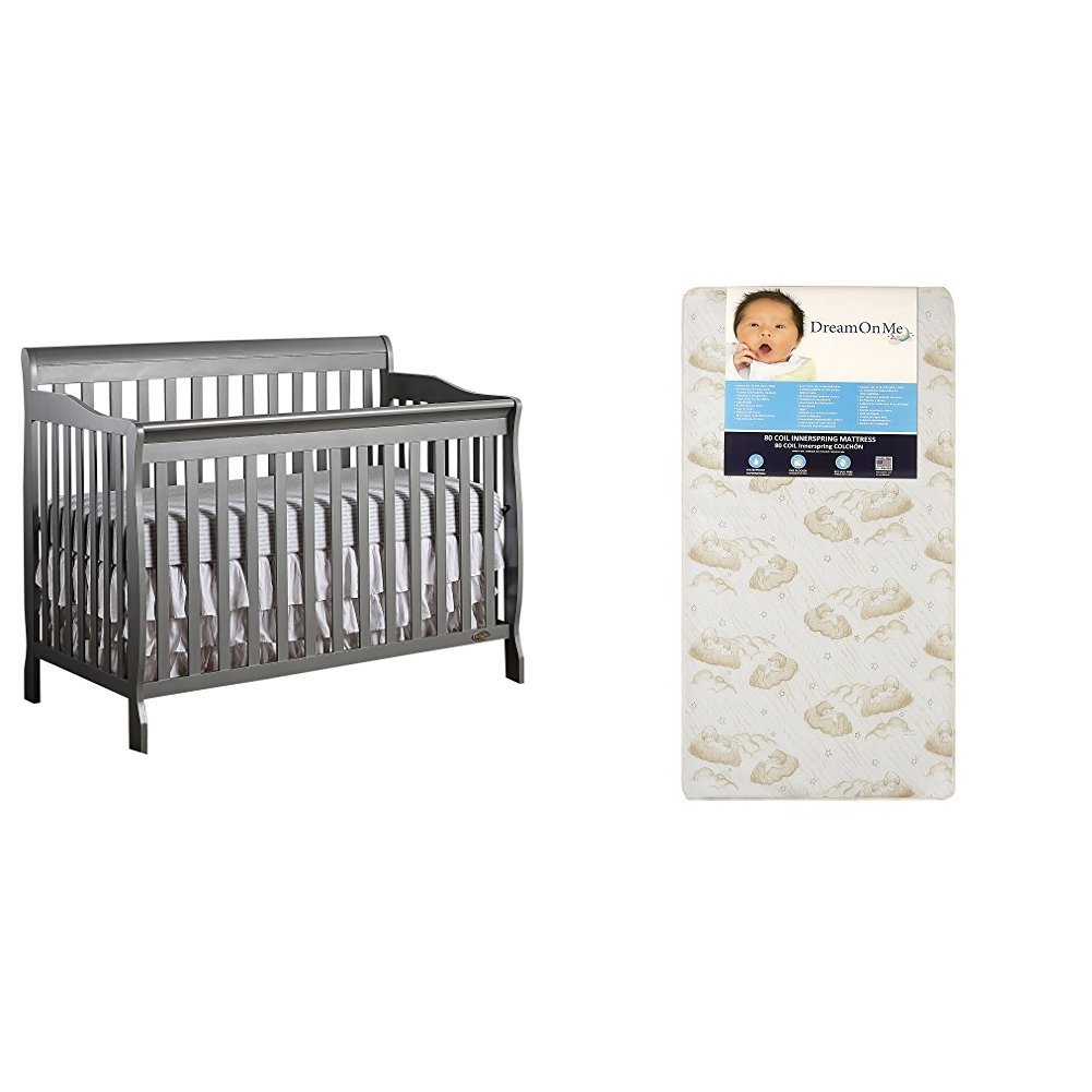 Dream On Me Ashton 5 in 1 Convertible Crib with Dream On Me