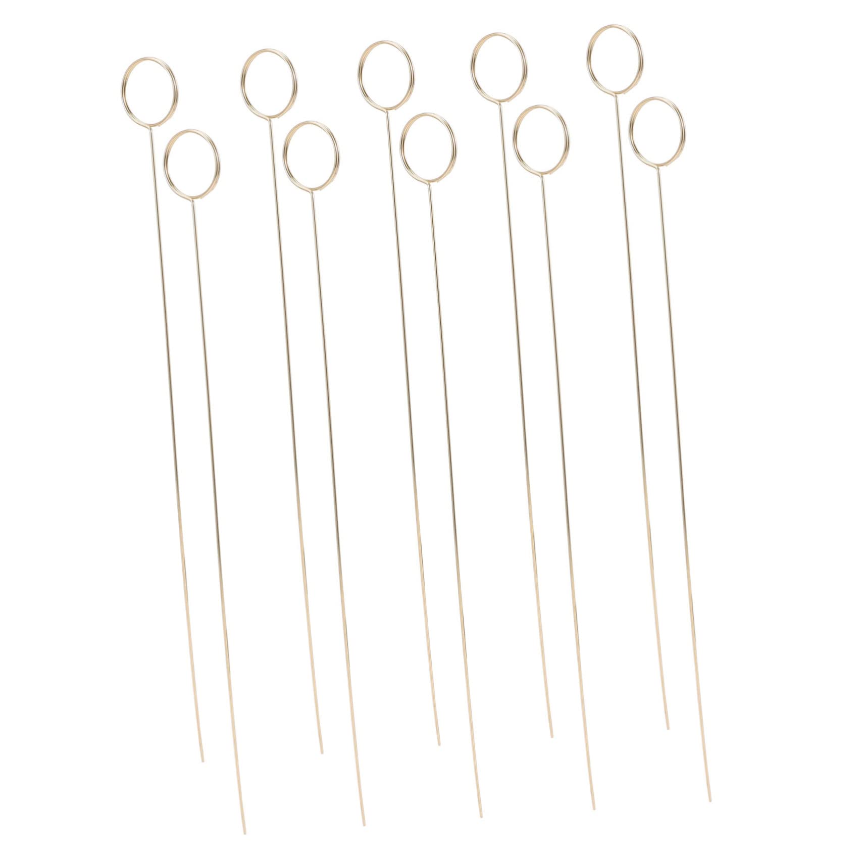 ARTIBETTER 60Pcs Iron Wire Round Place Card Holders for Centerpieces Elegant Photo Clips for Weddings Table Displays and Floral Arrangements