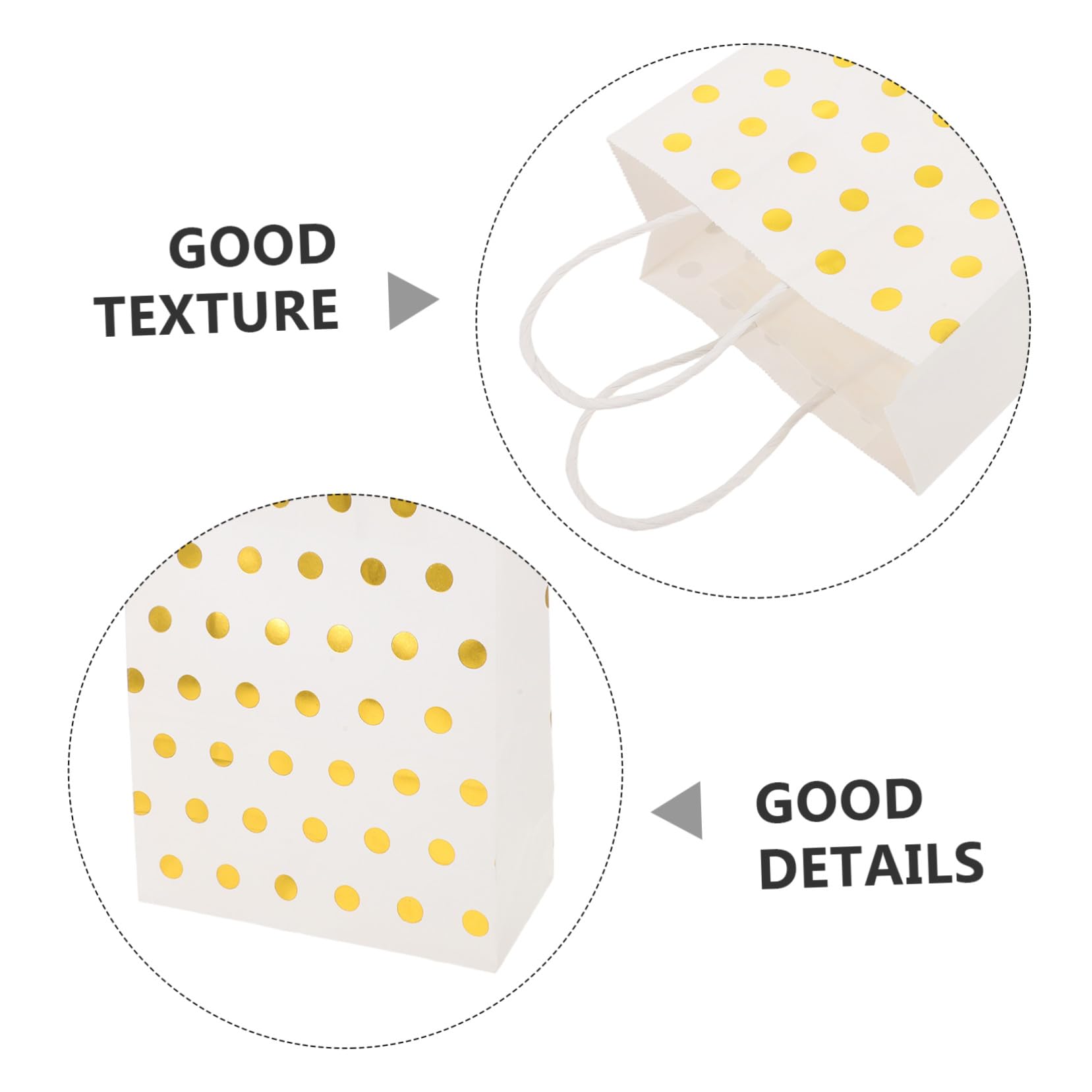 FRCOLOR 30pezzi Sacchetti di Carta con Finitura Lucida Dorata per Confezionare Piccoli Oggetti come Accessori Gioielli Biscotti Caramelle Shower e Feste di Matrimonio